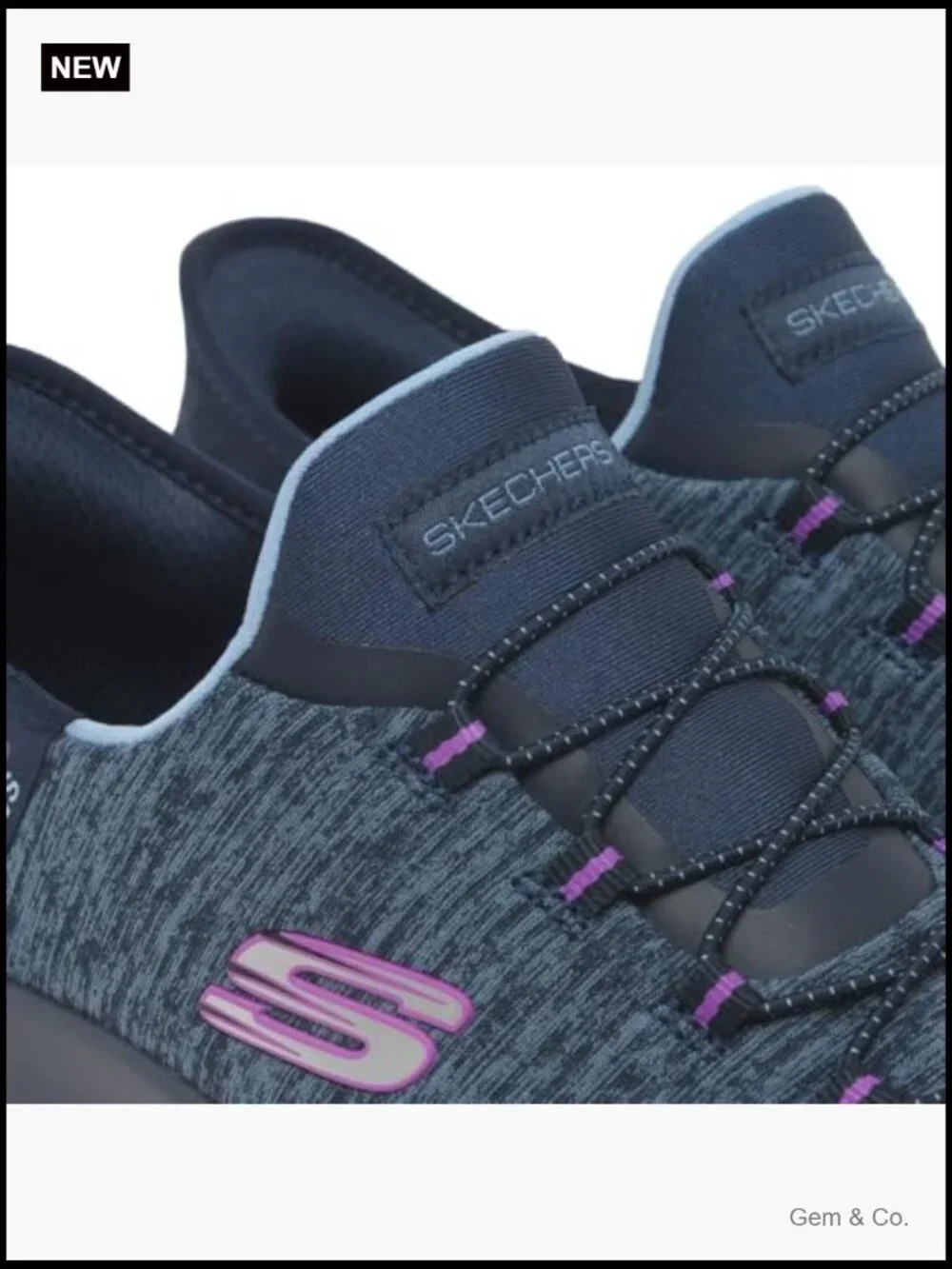 Hands-Free Slip-On Sneakers with Memory Foam Insole